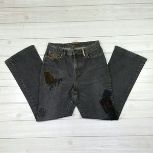 Lauren Jeans Co Ralph Lauren Patchwork Jeans Sz 8